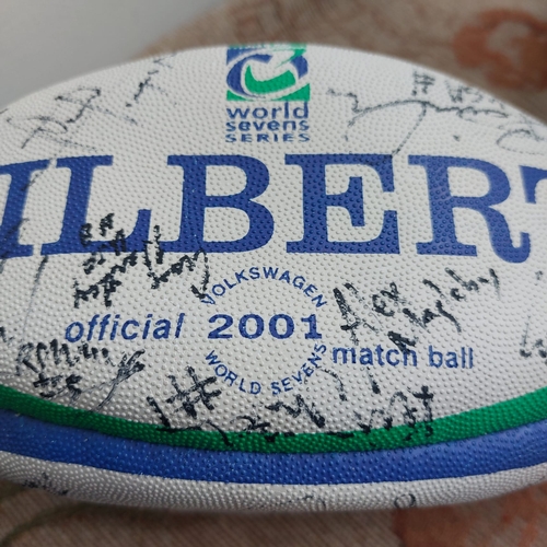 6B - rugby 7s 2001 matchball usa england fiji s africa