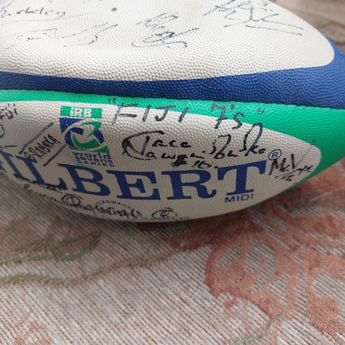 6B - rugby 7s 2001 matchball usa england fiji s africa