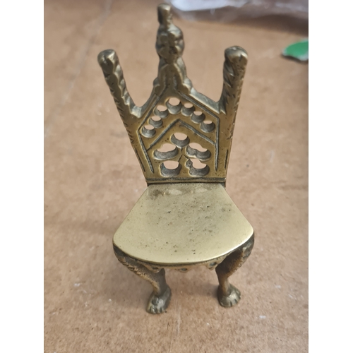 8A - Brass chair