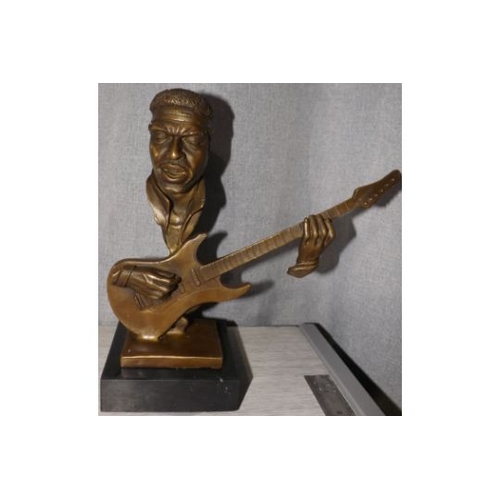 10B - Jimmy Hendricks Signed By williams solid bronze