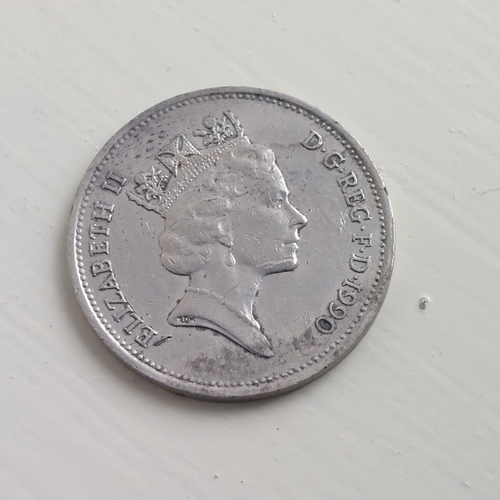 014 - Rare 1990 silver 2p coin