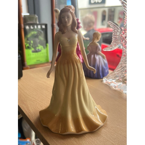 04 - Royal doulton October opal figurine