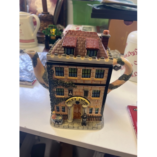 7 - Large police station teapot