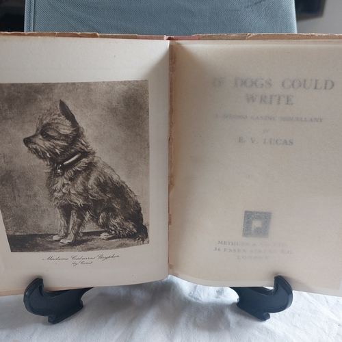 3 - If dogs could write by E V Lucas. 1st edition 1929