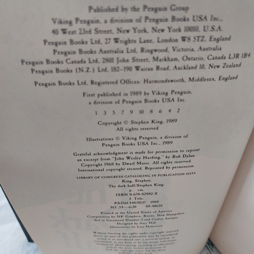 43 - The Dark Half. Stephen King. 1st USA Edition 1989