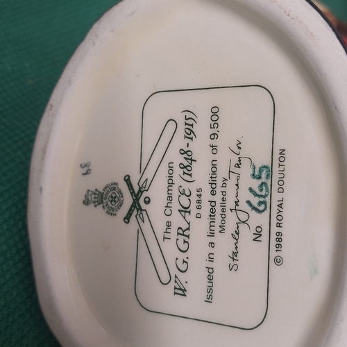 008A - W G Grace toby jug