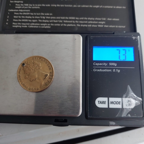 10C - 1823 sovereign