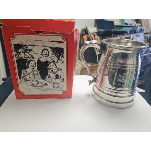 15C - Vintage city of belfast pewter