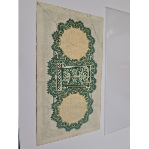 014B - 1954 lady lavery 1 pound sterling note good condition