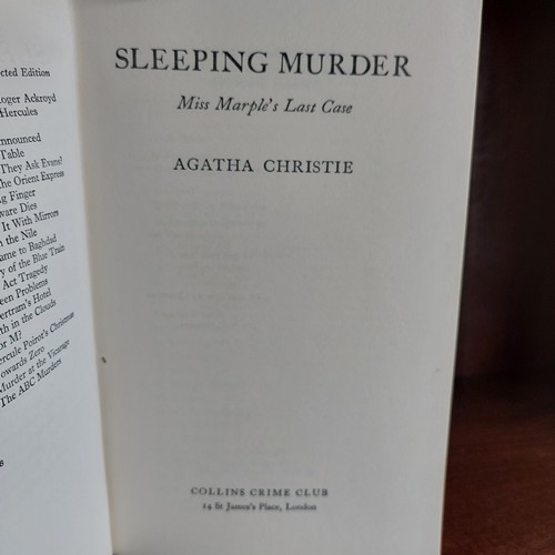 11 - .  Agatha Christie Sleeping Murder1st edition Hardback 1976