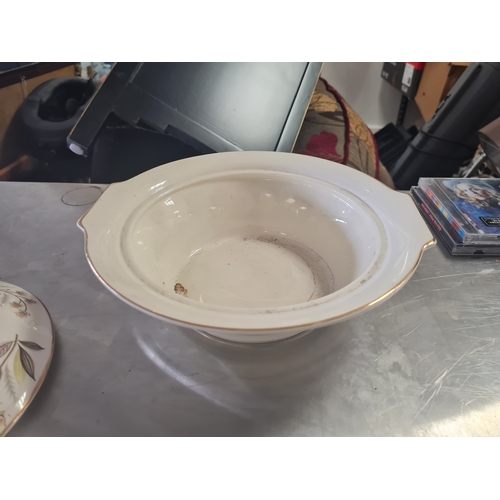 003 - Large myott casserole lidded bowl