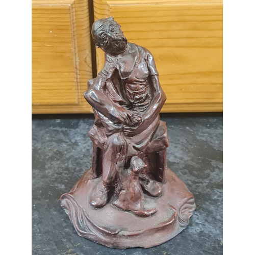 001B - Vintage phoenix figure