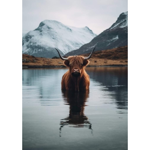 829 - High Gloss Highland Cow Print