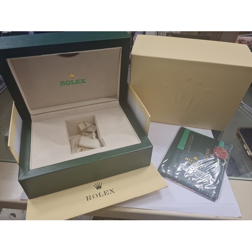 Rolex watch box with accs