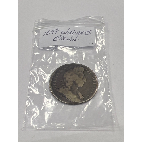 01A - 1697 William III crown