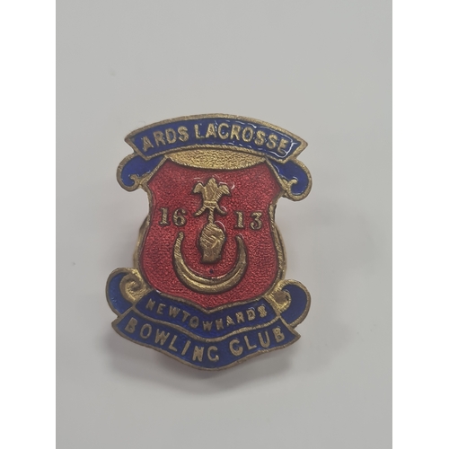 34 - Ards lacross bowling club badge