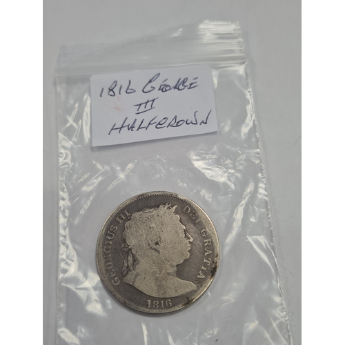 001A - 1816 george III half crown