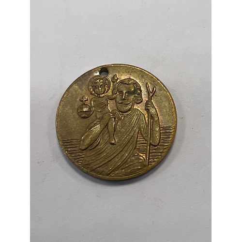 003S - At Christopher vintage medal