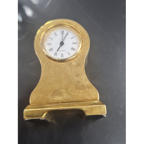 665 - Brass clock