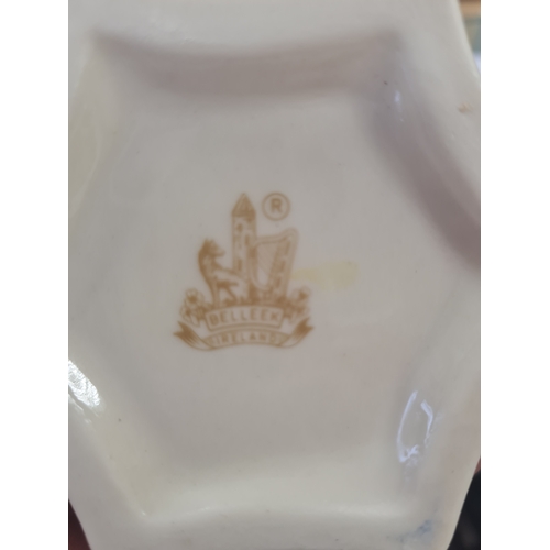 4A - Large belleek vintage vase