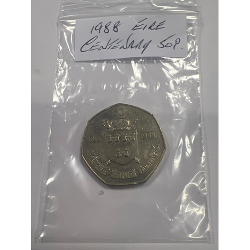 52 - 1988 eire century 50p