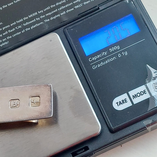 3H - Silver money clip