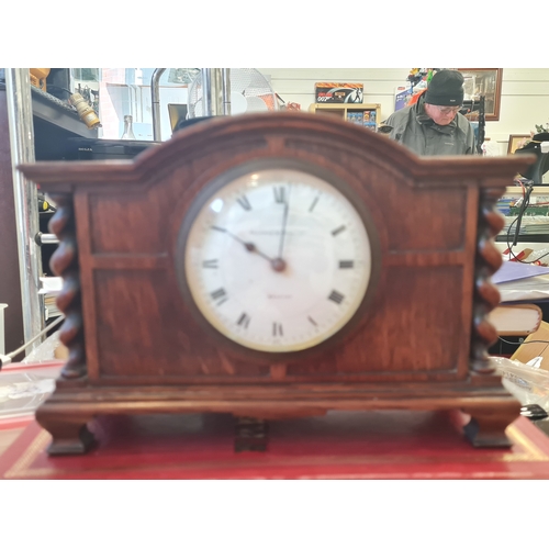 04P - Antique over 100yrs old sharman d neill belfast mantel clock