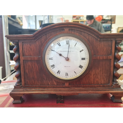 04P - Antique over 100yrs old sharman d neill belfast mantel clock