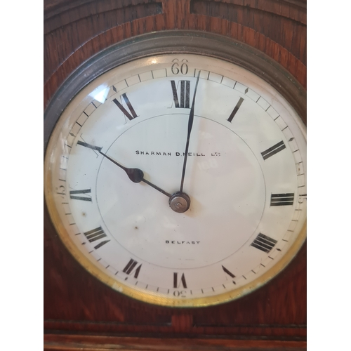 04P - Antique over 100yrs old sharman d neill belfast mantel clock