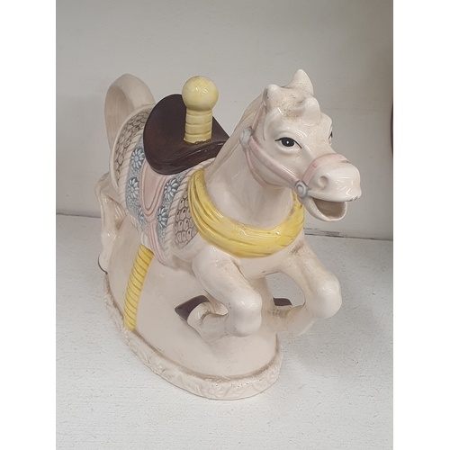 97 - Vintage Leonardo Ceramic Merry Go Round Storage Jar