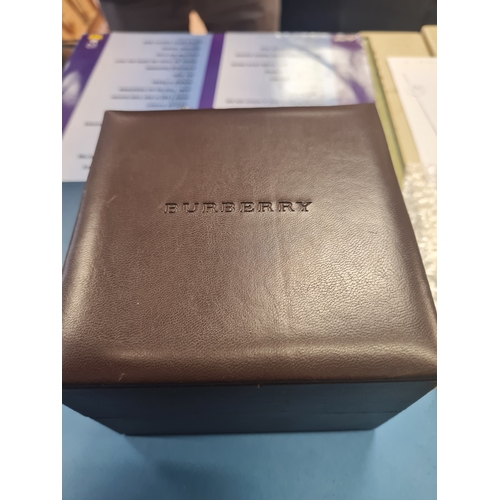 004L - Burberry boxed watch perfect working order