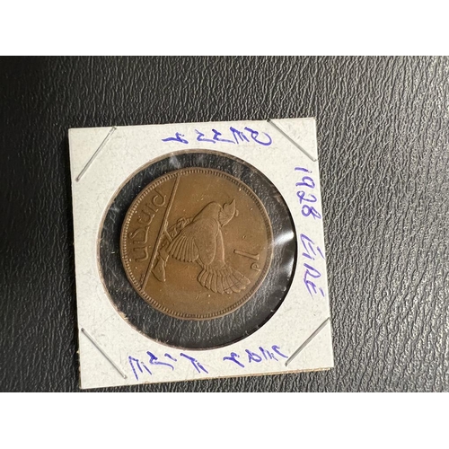 7C - 1928 eire penny fine