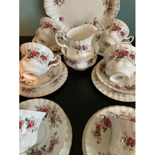 045P - royal albert Lavender rose set