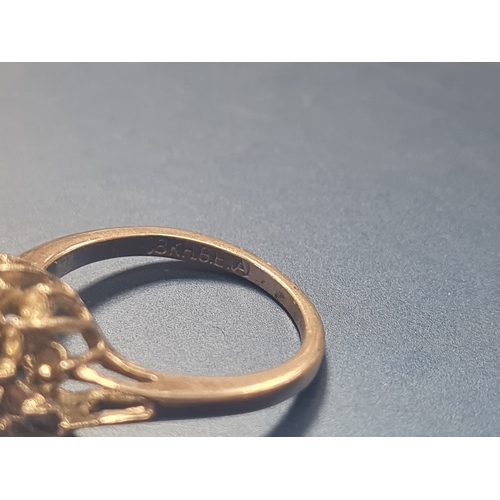 29U - Vintage stamped ring