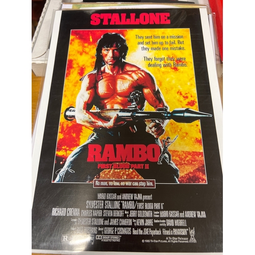 09B - Stallone New high gloss print in cardboard sleeve rambo