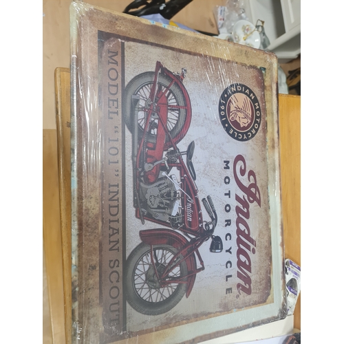 367 - Large tin sign