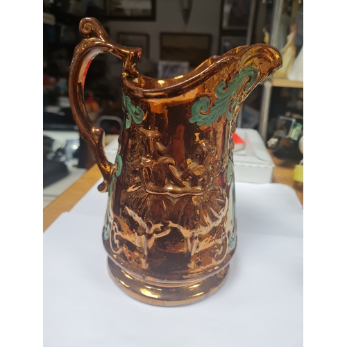 101P - Large lustre jug