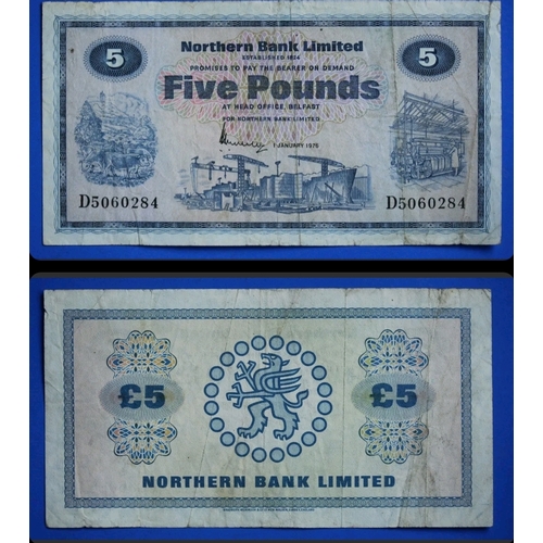 681 - 1976 Northern Ireland £5 Five Pound Banknote - Northern Bank