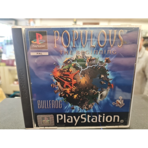 764 - Populous The Beginning - Sony PlaystationPS1 Game - Complete