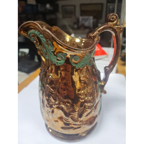 765 - Large lustre jug