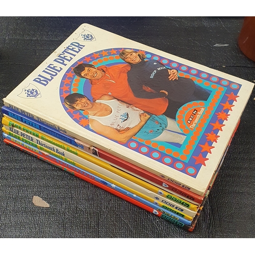 29H - Joblot of Vintage Blue Peter Annuals