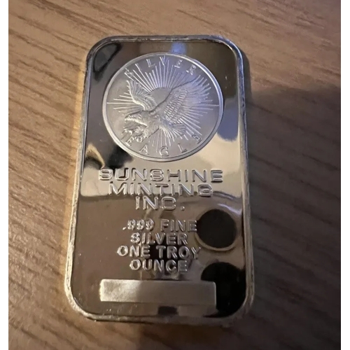 5I - Silver  1oz  Fine Silver BullionBar 999