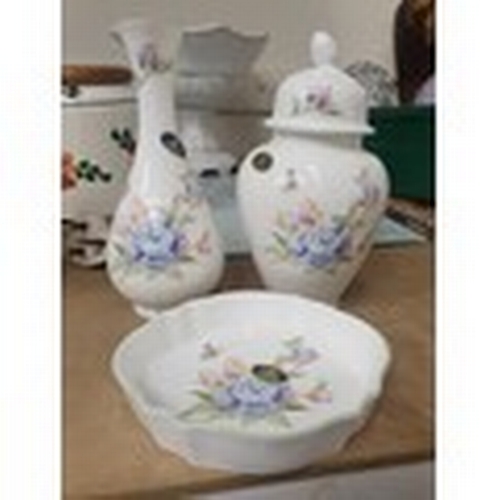 28Q - Collection of Aynsley Fine Bone China Celeste Pieces