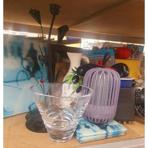 056X - Large Shelf Lot Of Mixed Homeware Items