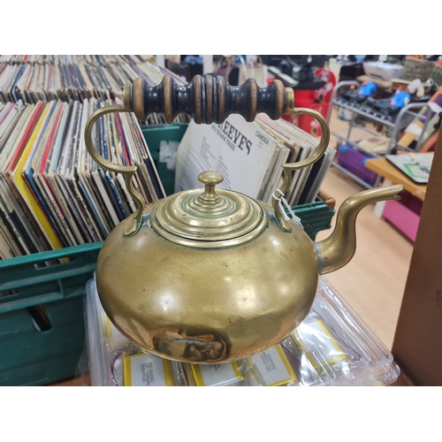 02R - Large brass kettle