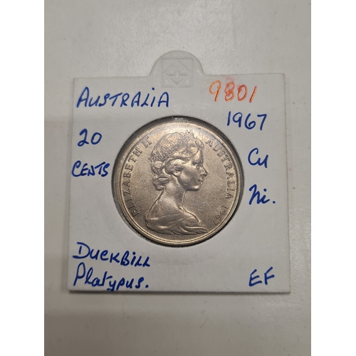 240 - Australian 1967 20 cent