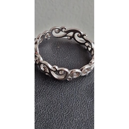 272 - .925 silver ring size W