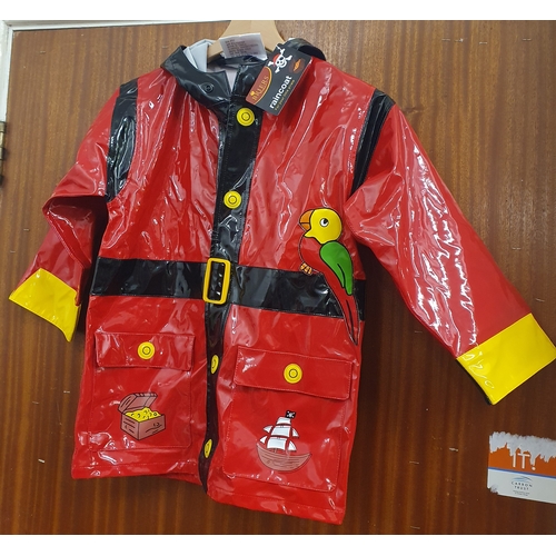 312 - Childs New Pirate Waterproof Raincoat