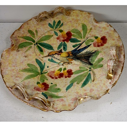 345 - Beautifully detailed Kingfisher Vintage Italian Dish