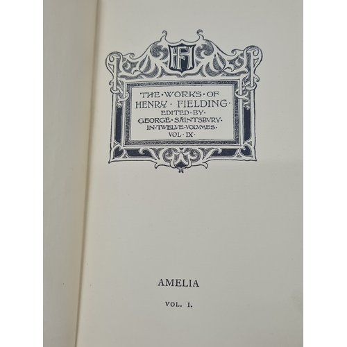 376 - The works of henry fielding vol 1 & 2